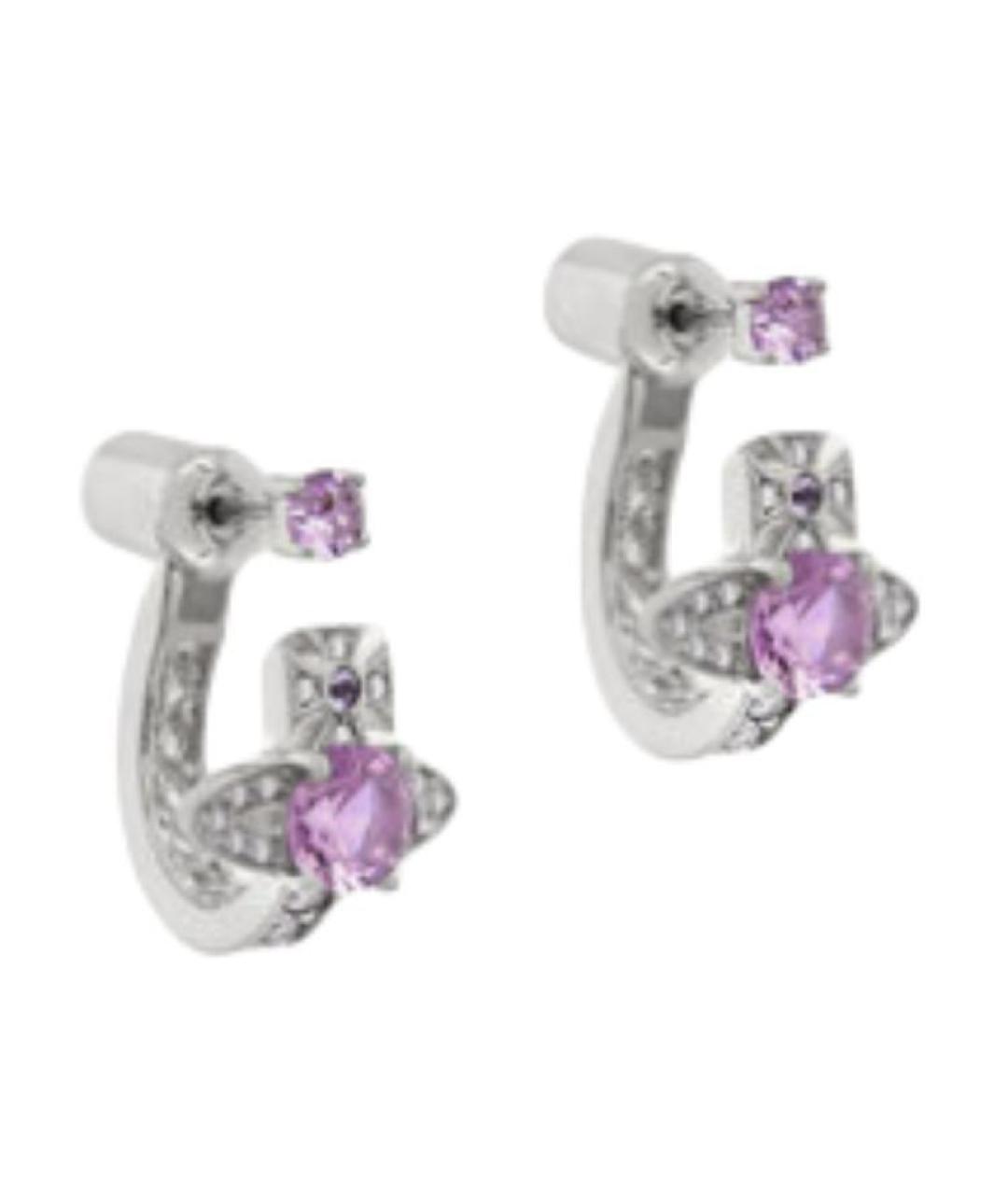 VIVIENNE WESTWOOD Серебряные латунные серьги, фото 2