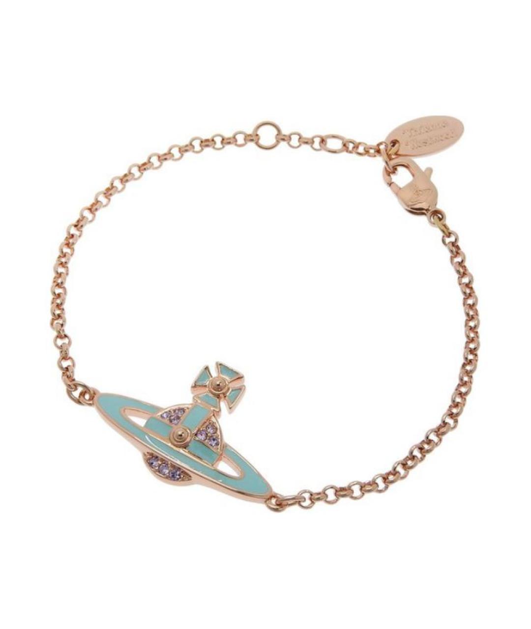 VIVIENNE WESTWOOD Золотой металлический браслет, фото 1