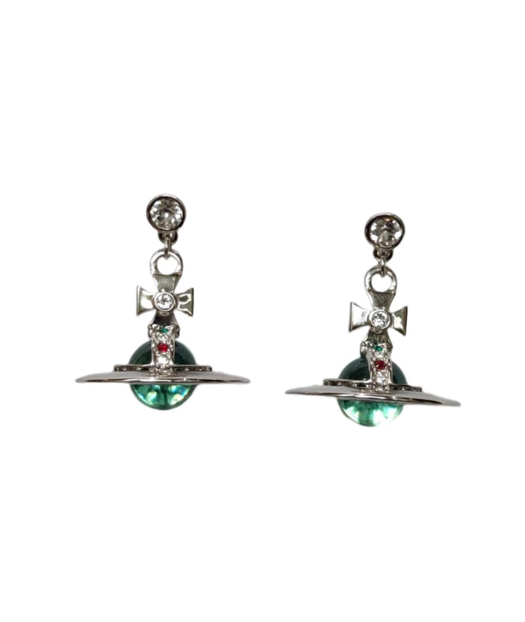 VIVIENNE WESTWOOD Серебряные латунные серьги, фото 1