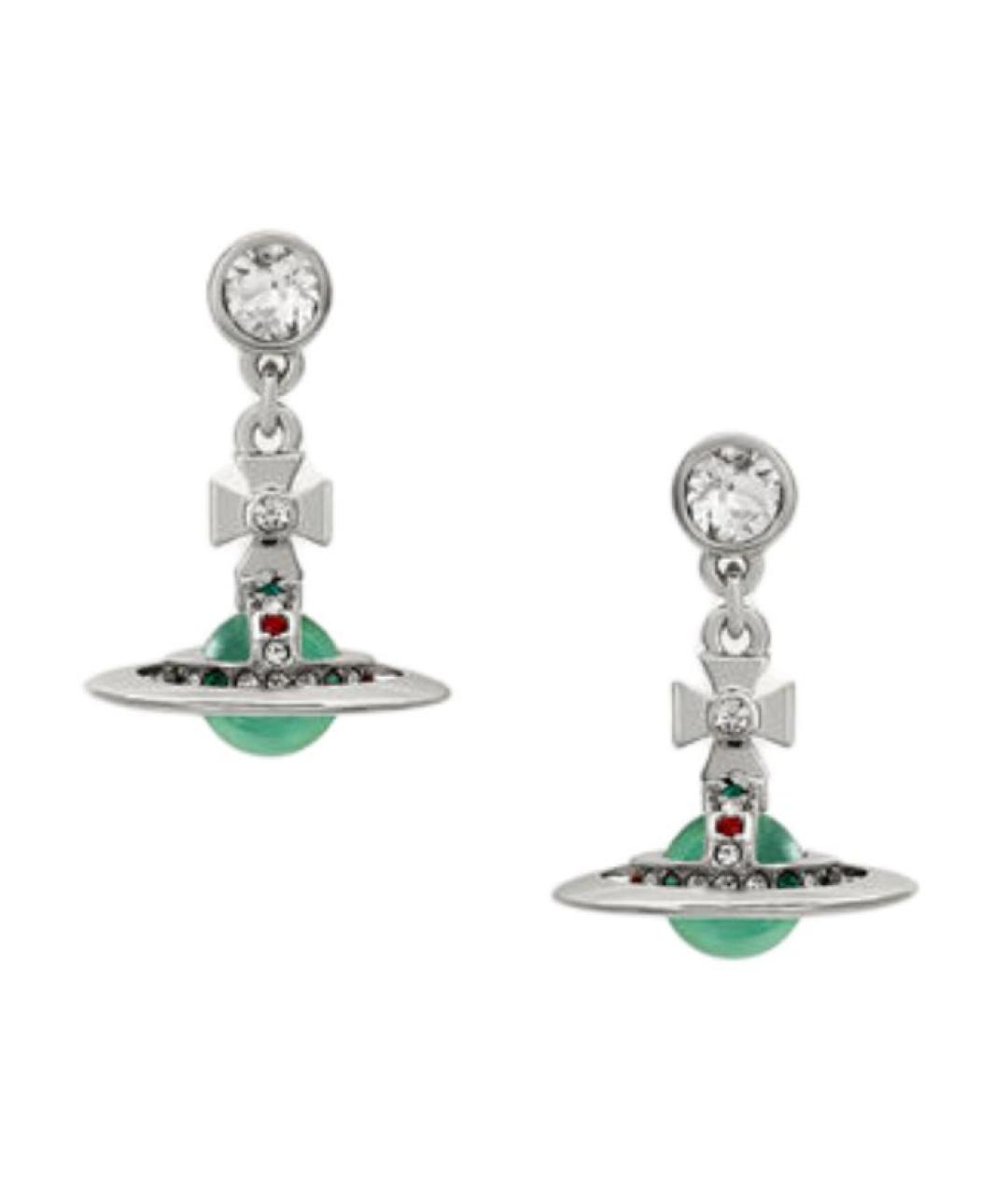 VIVIENNE WESTWOOD Серебряные латунные серьги, фото 3