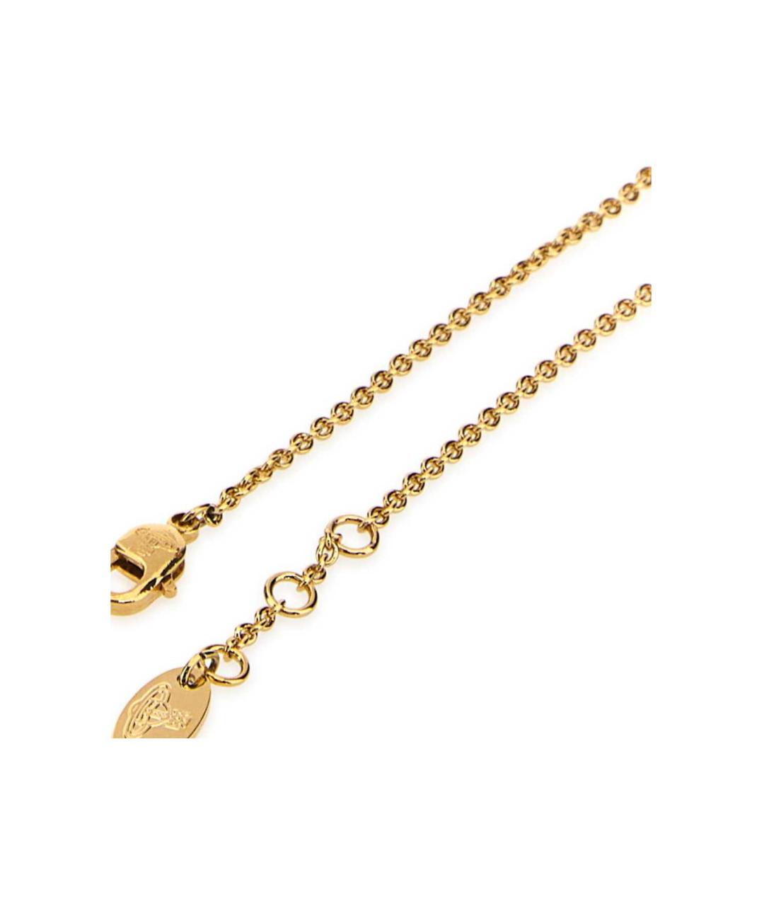 VIVIENNE WESTWOOD Золотой латунный браслет, фото 2