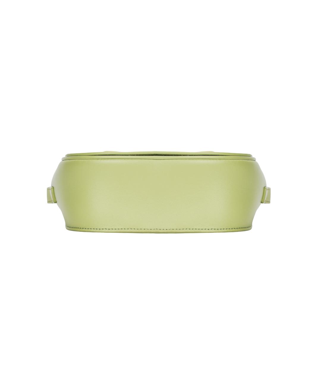 CELINE Зеленая кожаная сумка через плечо, фото 7