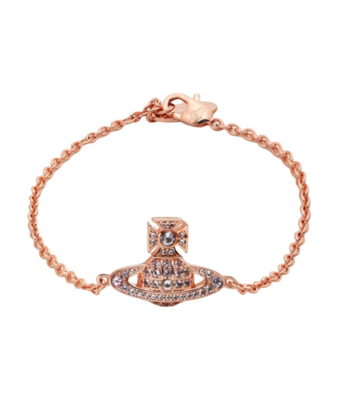 VIVIENNE WESTWOOD Розовый латунный браслет, фото 2