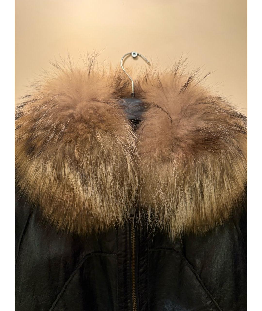 MOSCHINO Черная кожаная куртка, фото 5