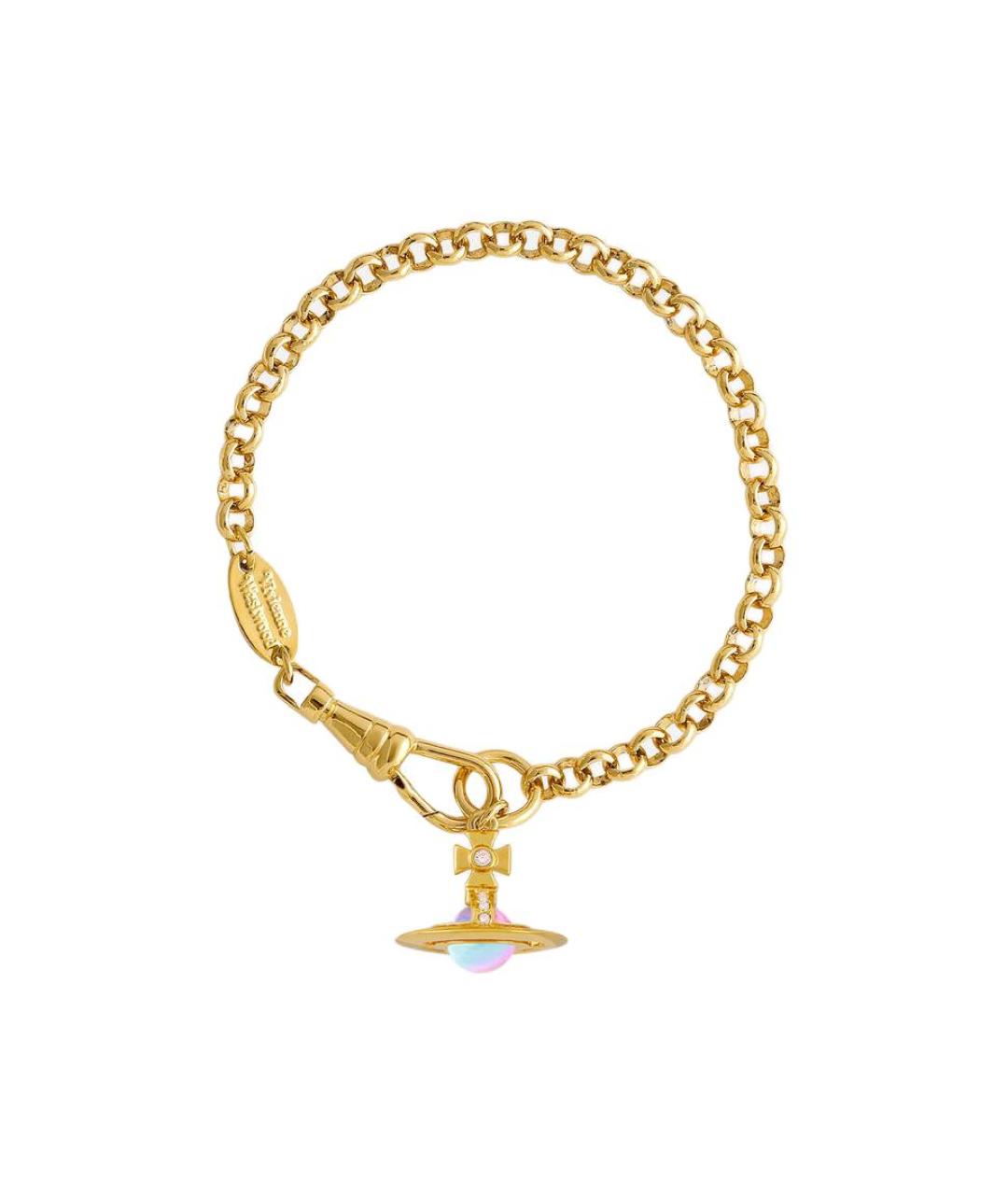 VIVIENNE WESTWOOD Золотой латунный браслет, фото 1