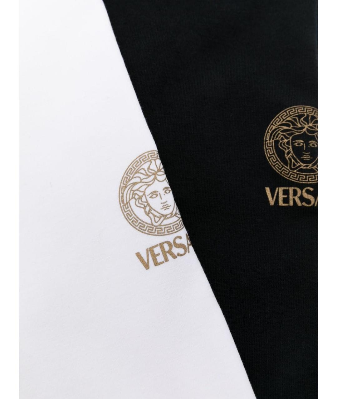 VERSACE Белая хлопковая футболка, фото 2