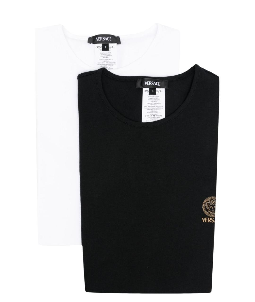 VERSACE Белая хлопковая футболка, фото 1