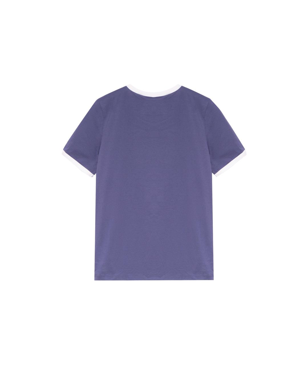 CELINE Фиолетовая хлопковая футболка, фото 2