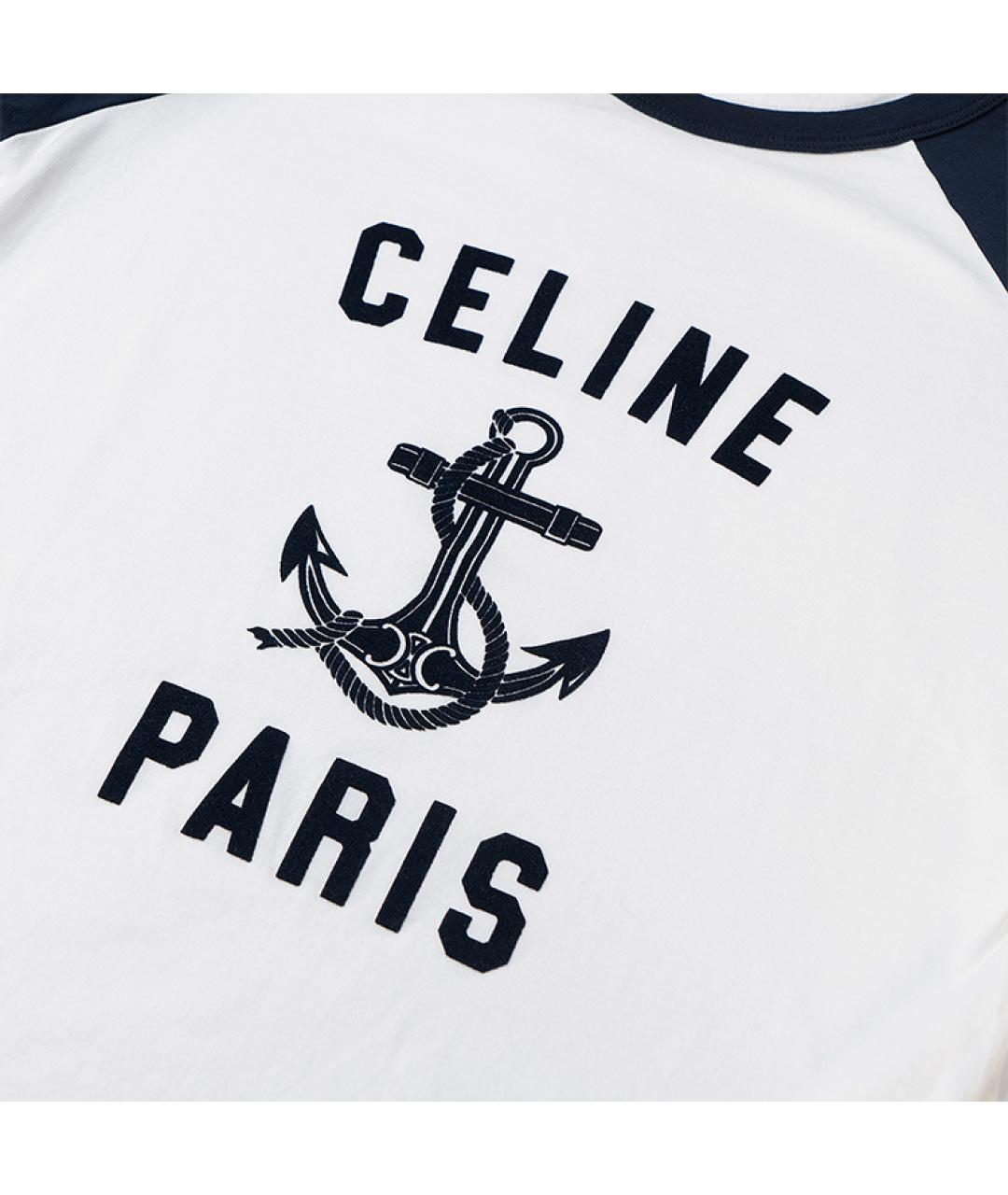 CELINE Мульти хлопковая футболка, фото 4