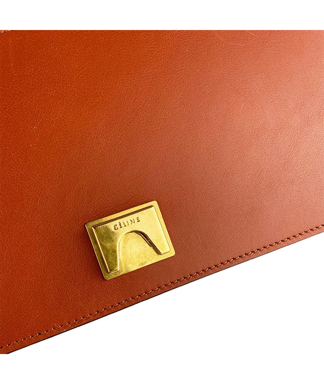 CELINE Коричневая сумка через плечо, фото 7