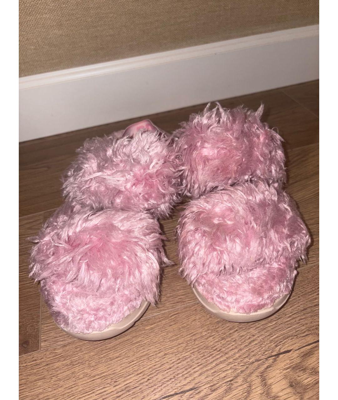 UGG AUSTRALIA Розовые текстильные сандалии, фото 2