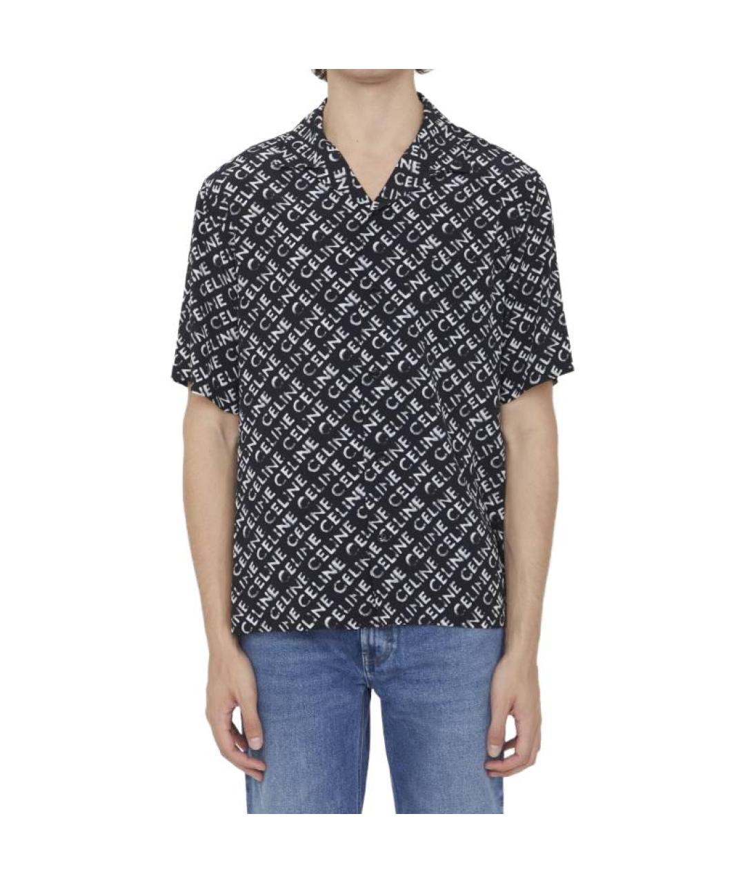 CELINE Мульти шелковая кэжуал рубашка, фото 3