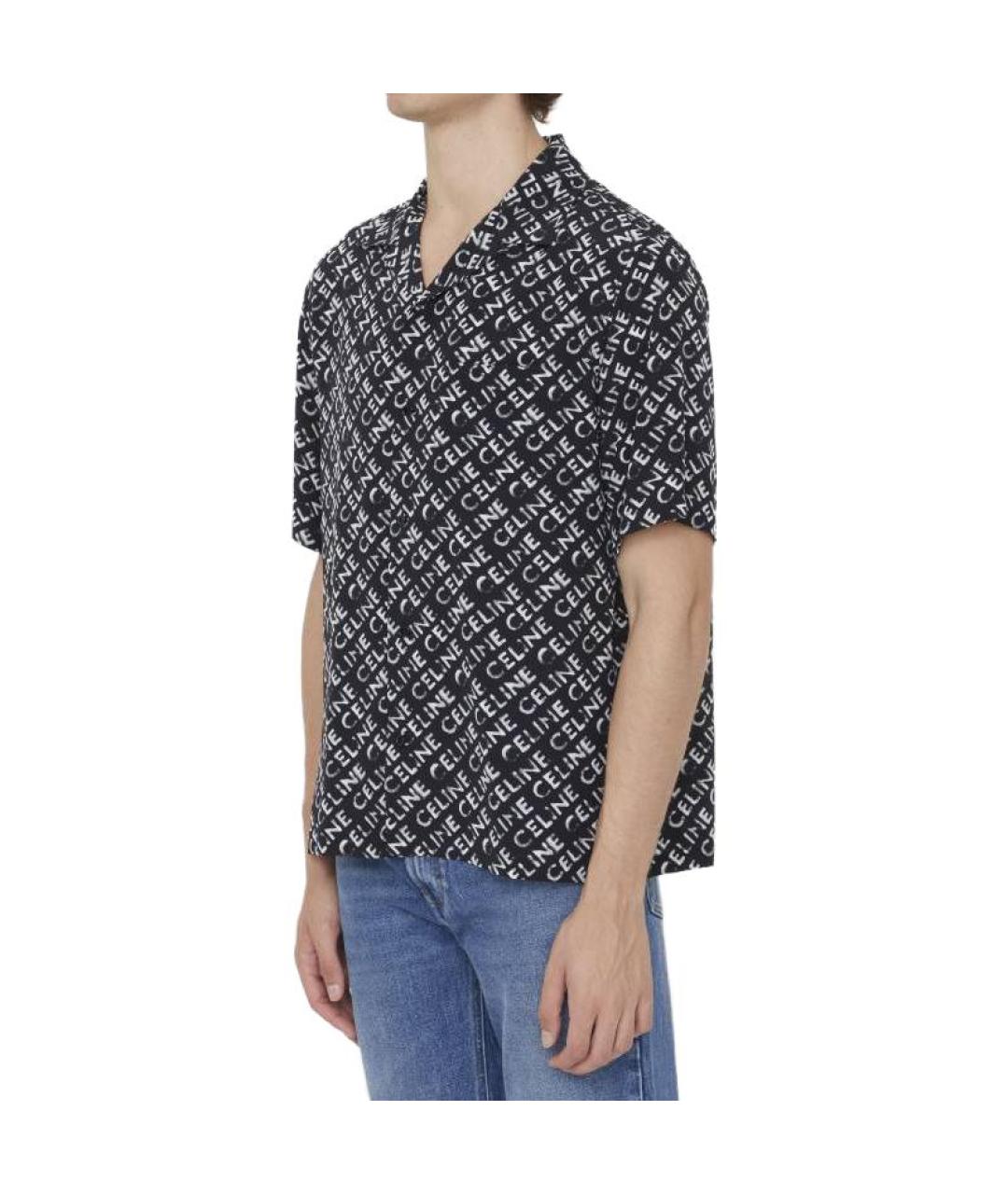 CELINE Мульти шелковая кэжуал рубашка, фото 5