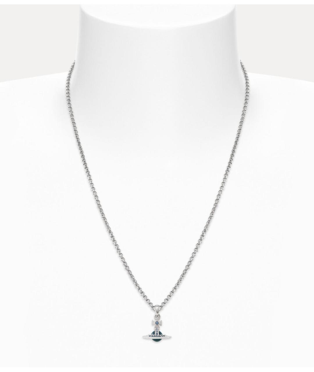 VIVIENNE WESTWOOD Серебряная латунная цепочка/подвеска, фото 2