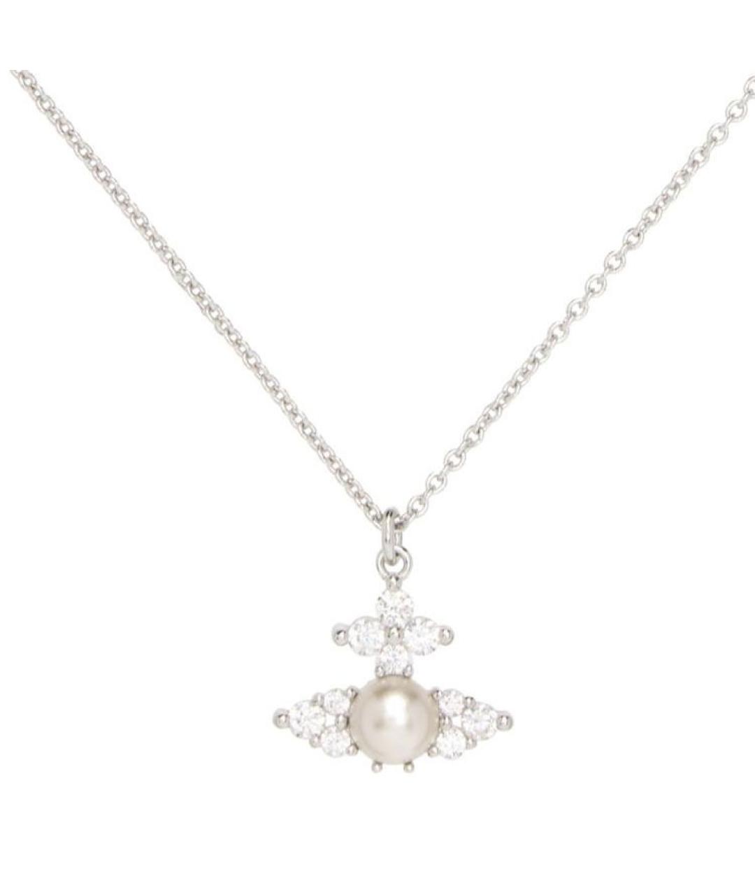 VIVIENNE WESTWOOD Серебряная латунная цепочка, фото 3