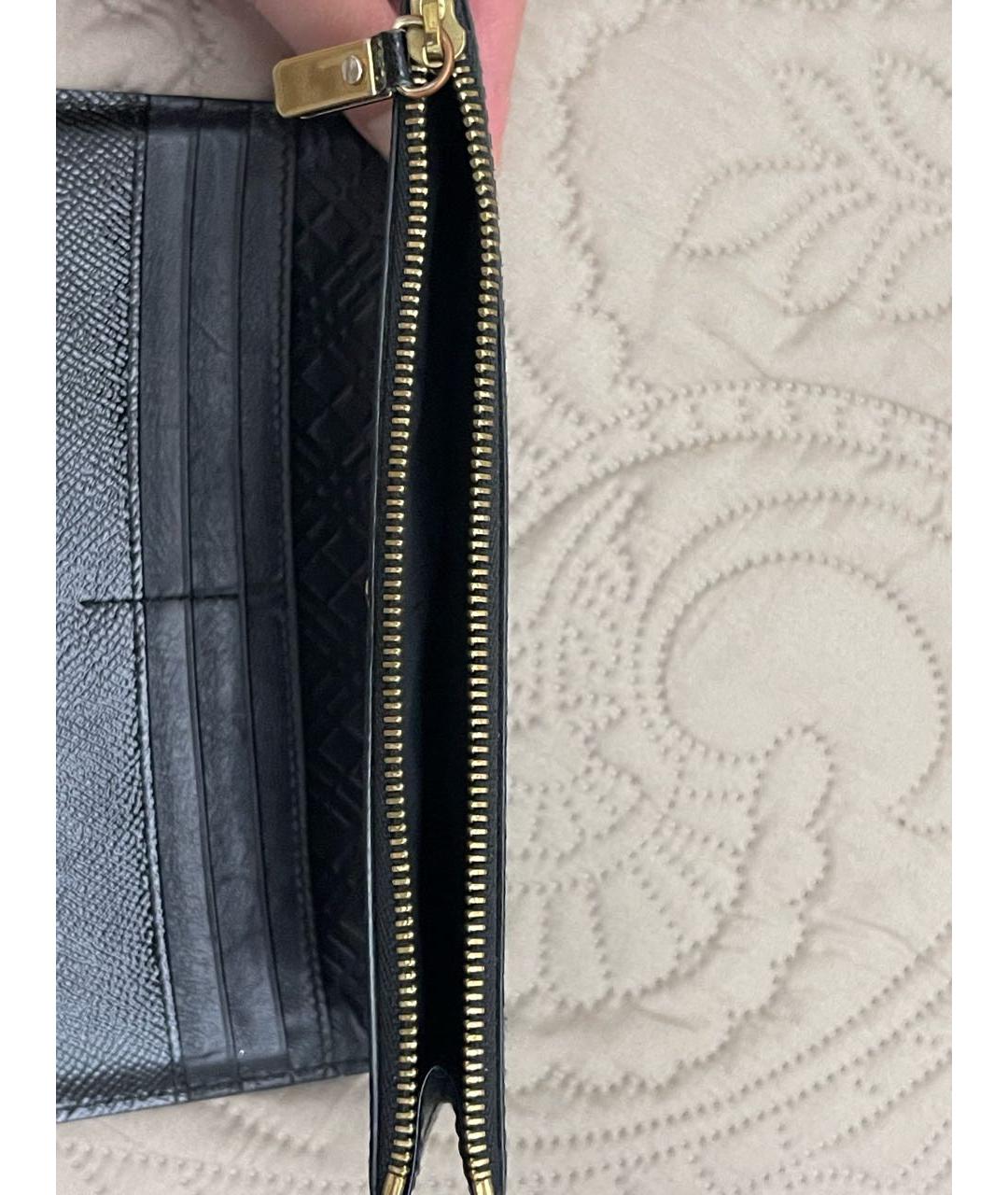 BURBERRY Черный кошелек из лакированной кожи, фото 5