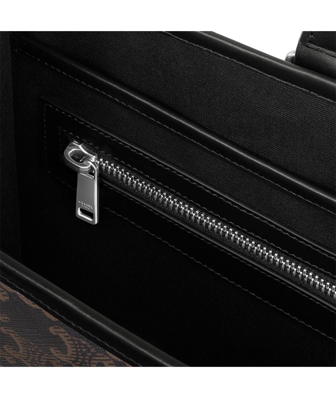 CELINE Черная сумка на плечо, фото 5