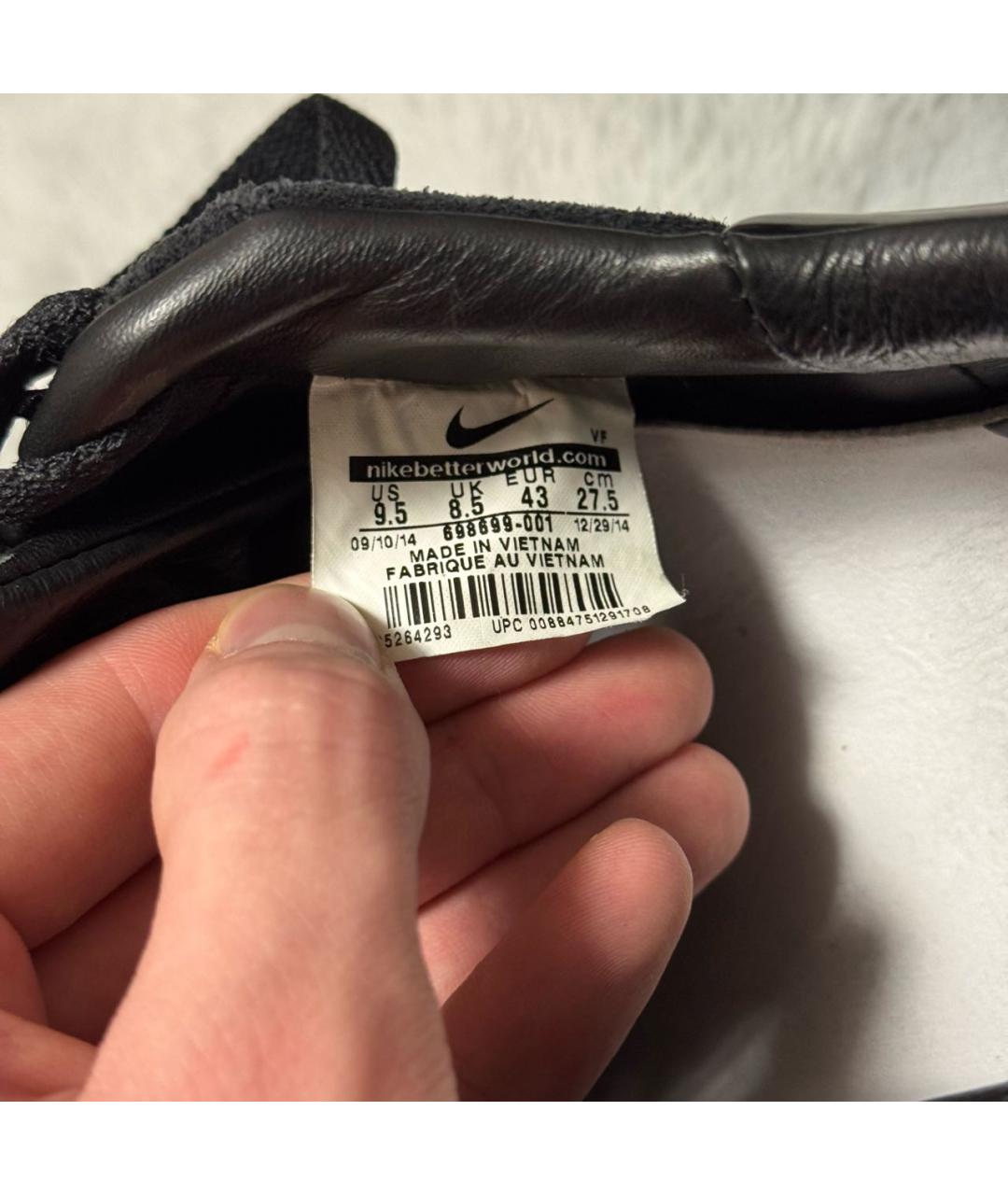 ACRONYM® Черные низкие кроссовки / кеды, фото 7