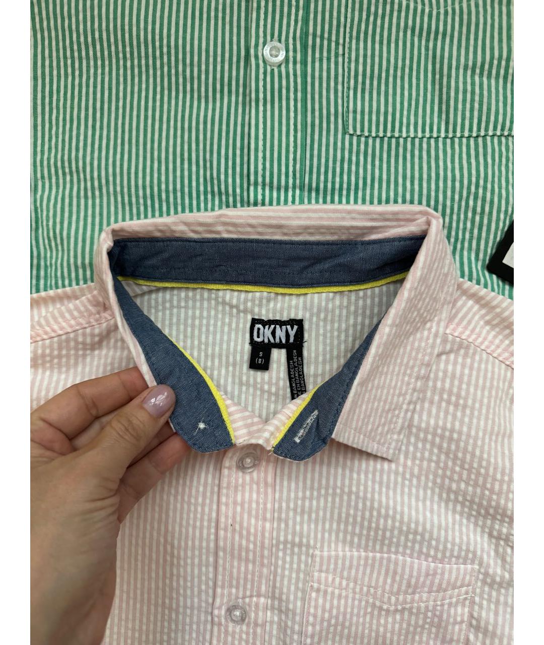 DKNY Хлопковая детская рубашка, фото 3