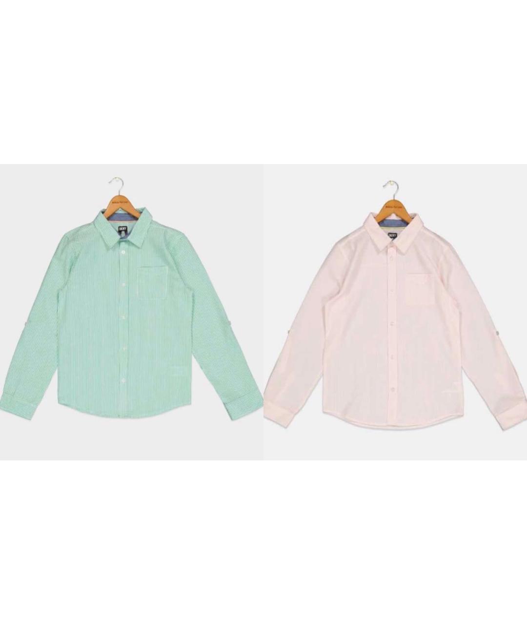 DKNY Хлопковая детская рубашка, фото 6