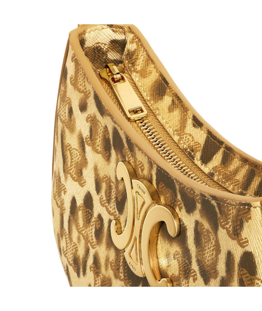 CELINE Коричневая сумка через плечо, фото 4