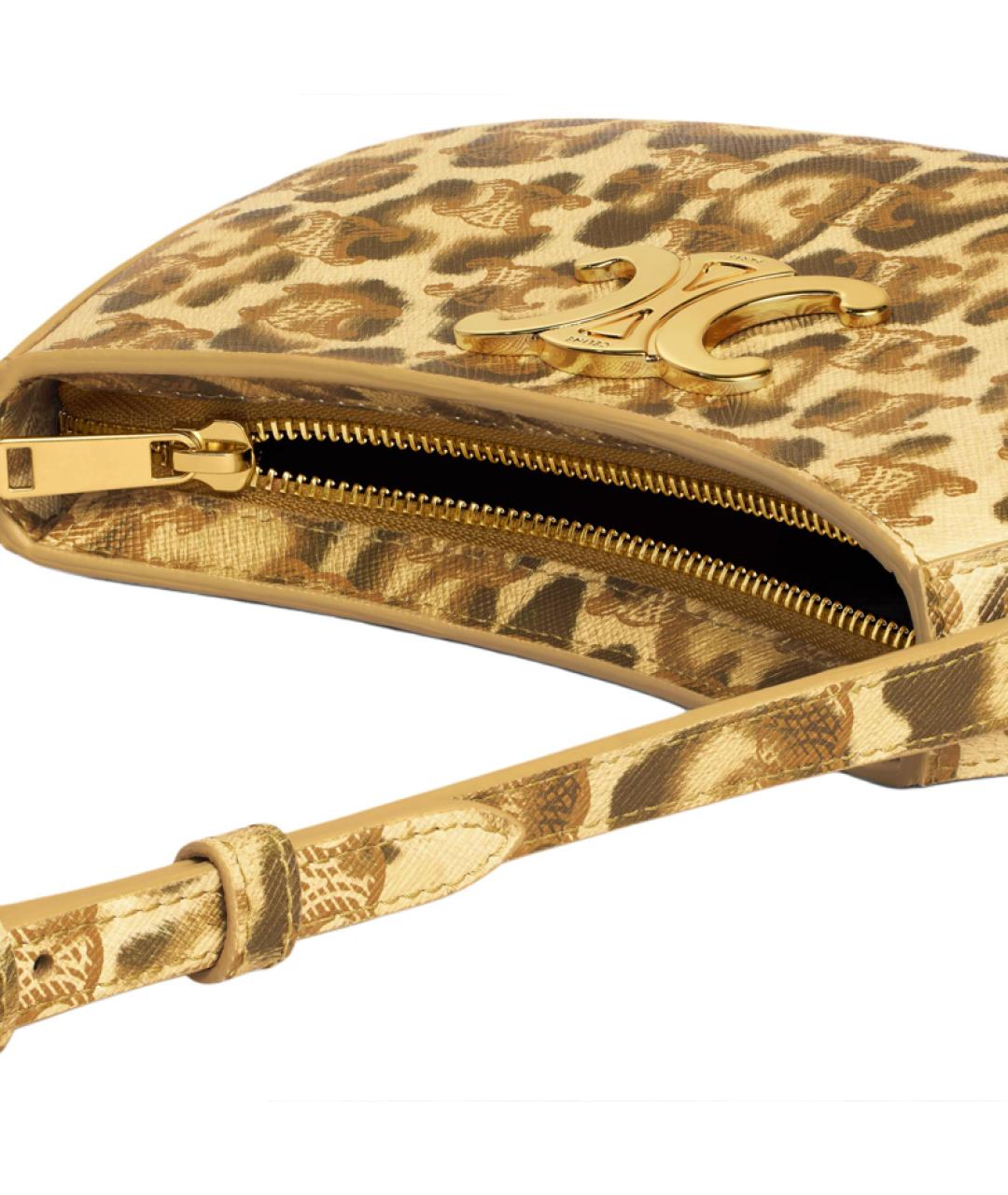 CELINE Коричневая сумка через плечо, фото 5