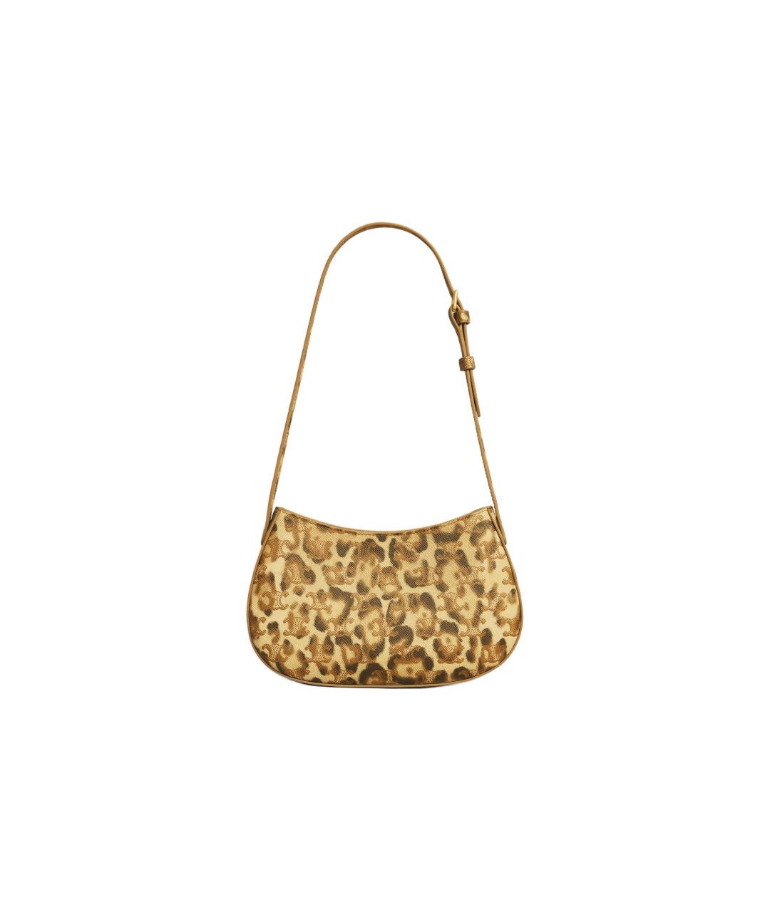 CELINE Коричневая сумка через плечо, фото 3