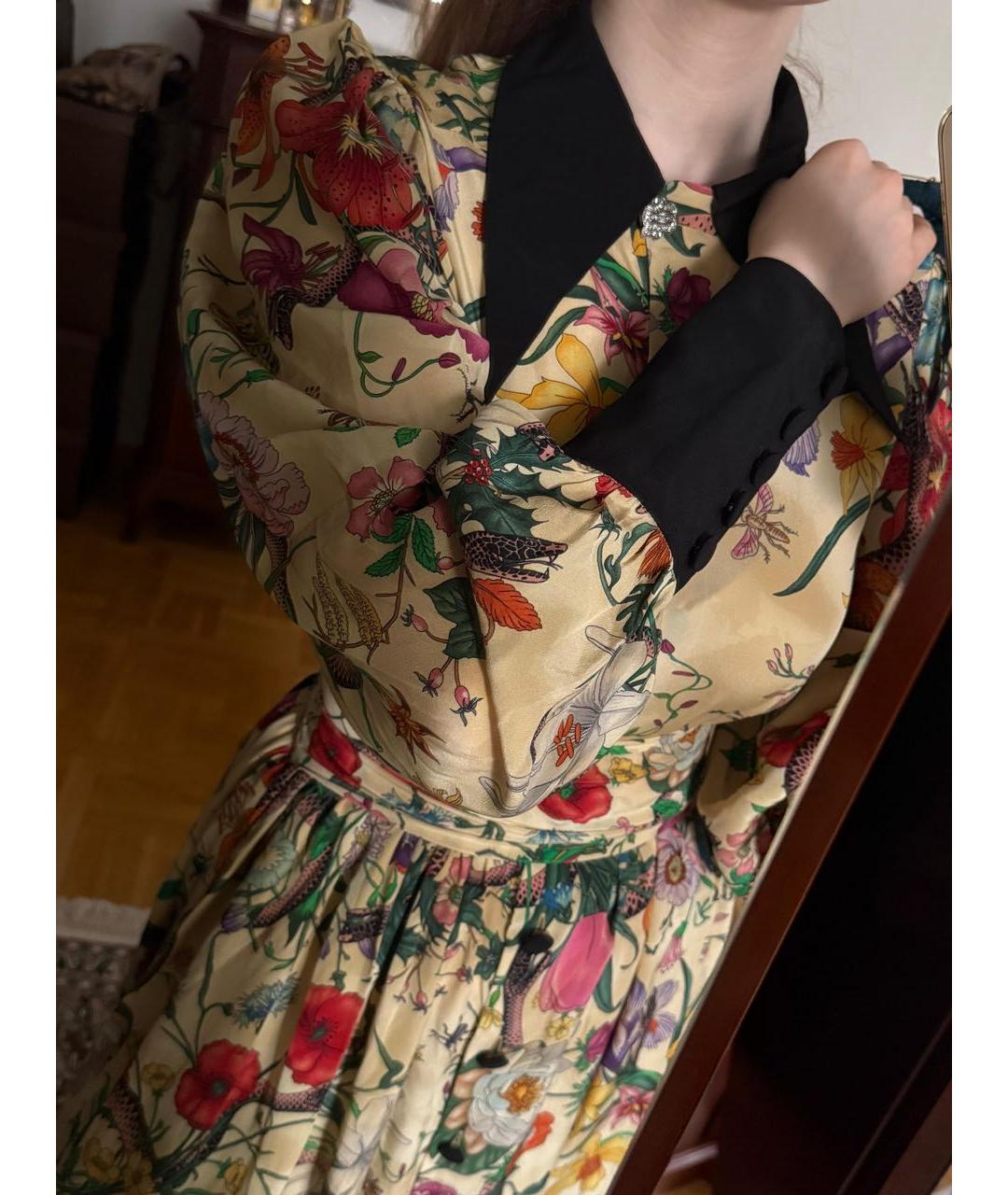 GUCCI Шелковое платье, фото 6