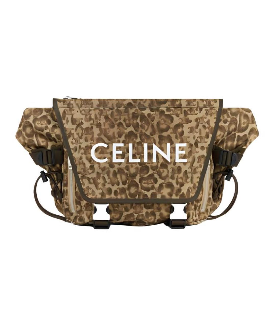 CELINE Коричневая сумка на плечо, фото 1