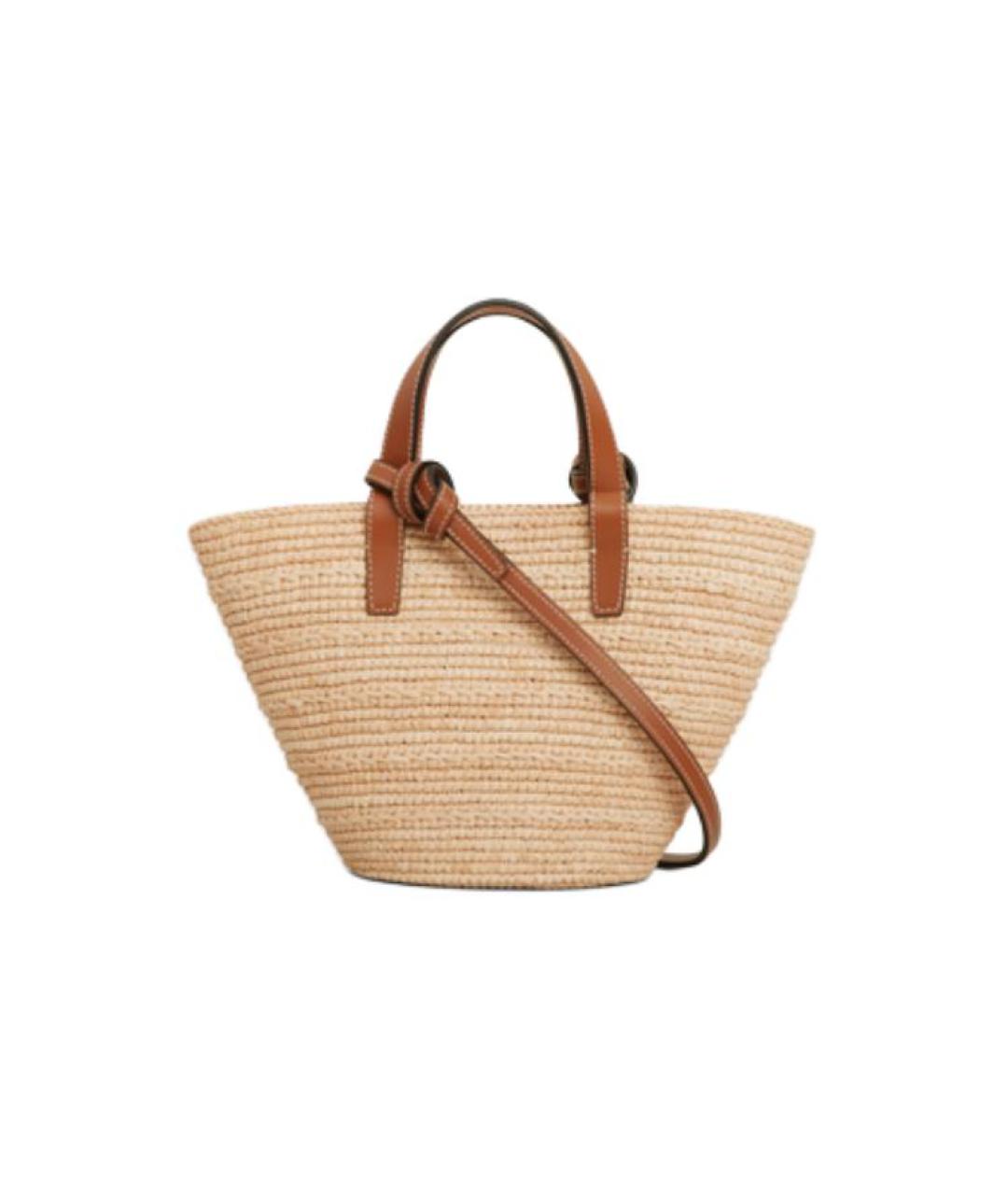 CELINE Бежевая пелетеная сумка через плечо, фото 3