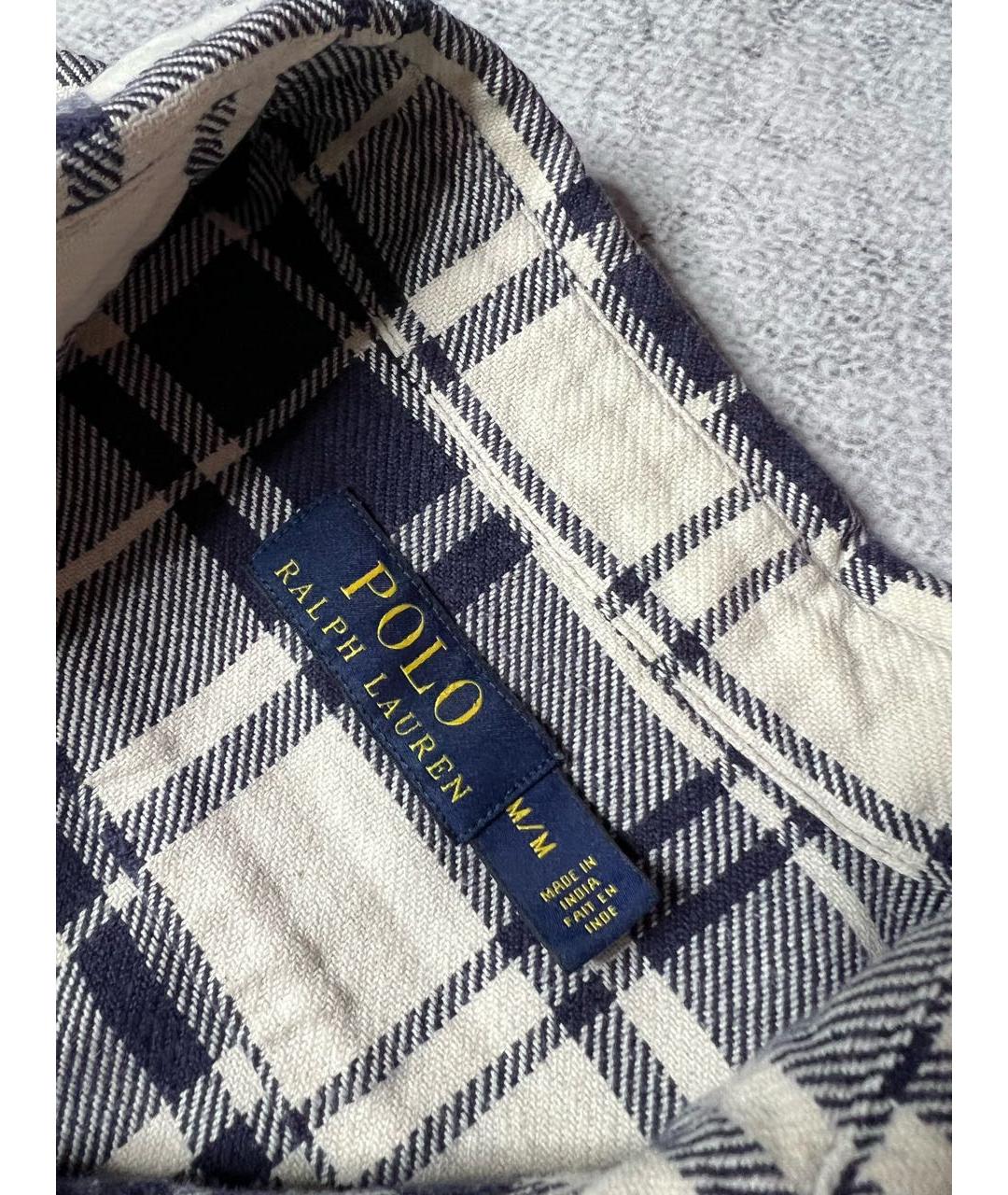 RALPH LAUREN Мульти хлопковая кэжуал рубашка, фото 6