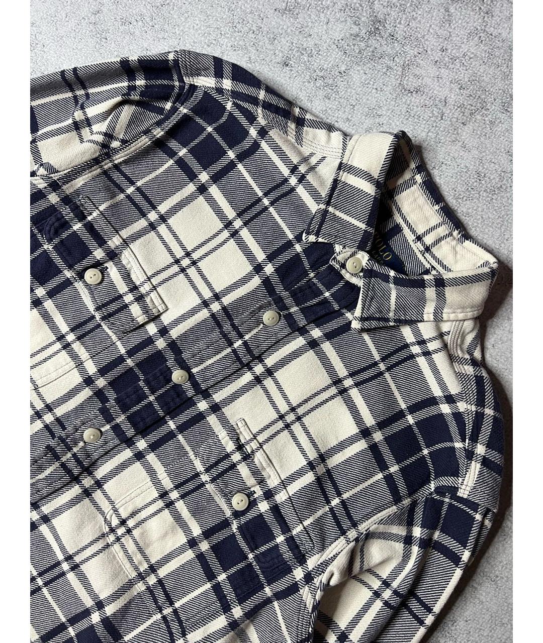 RALPH LAUREN Мульти хлопковая кэжуал рубашка, фото 4