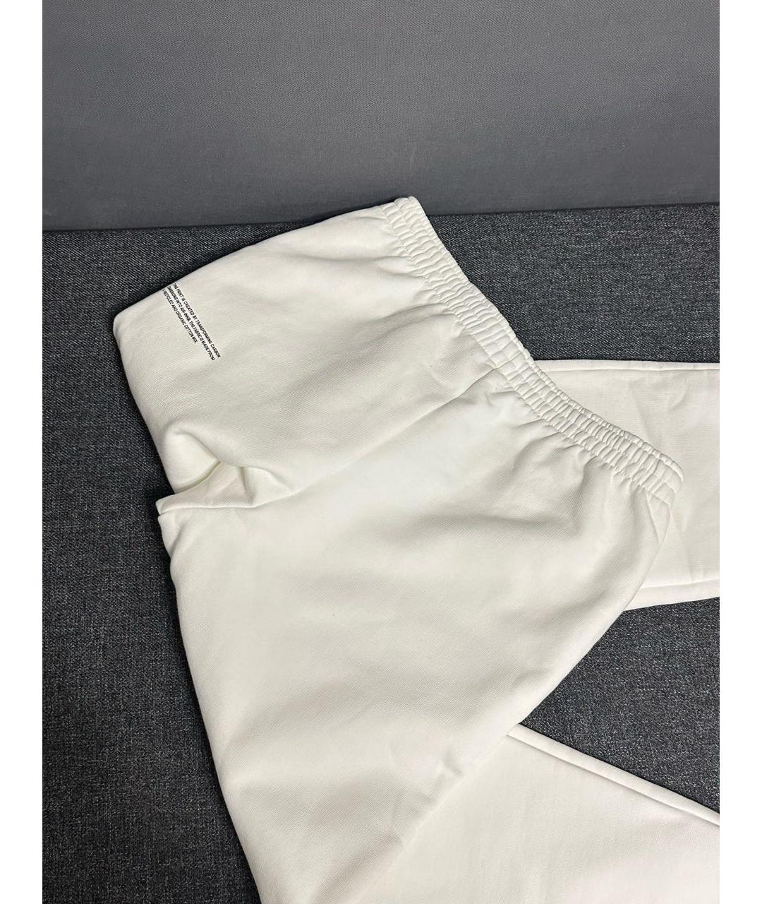 THE PANGAIA Белые хлопковые брюки широкие, фото 4