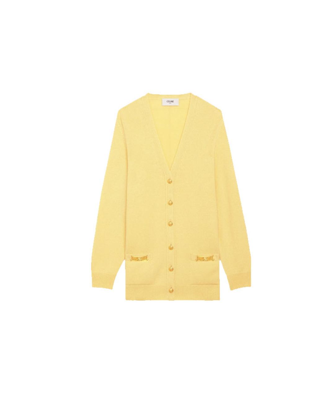 CELINE Желтый джемпер / свитер, фото 1