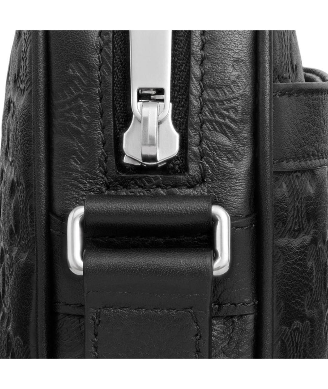 CELINE Черная кожаная сумка на плечо, фото 5