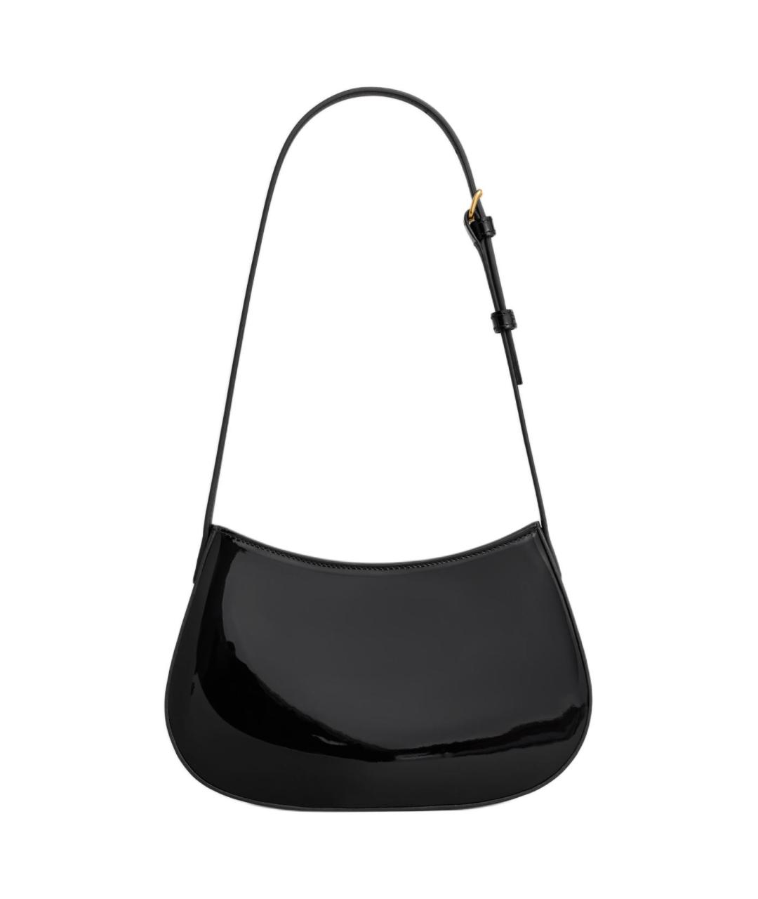 CELINE Черная кожаная сумка через плечо, фото 3