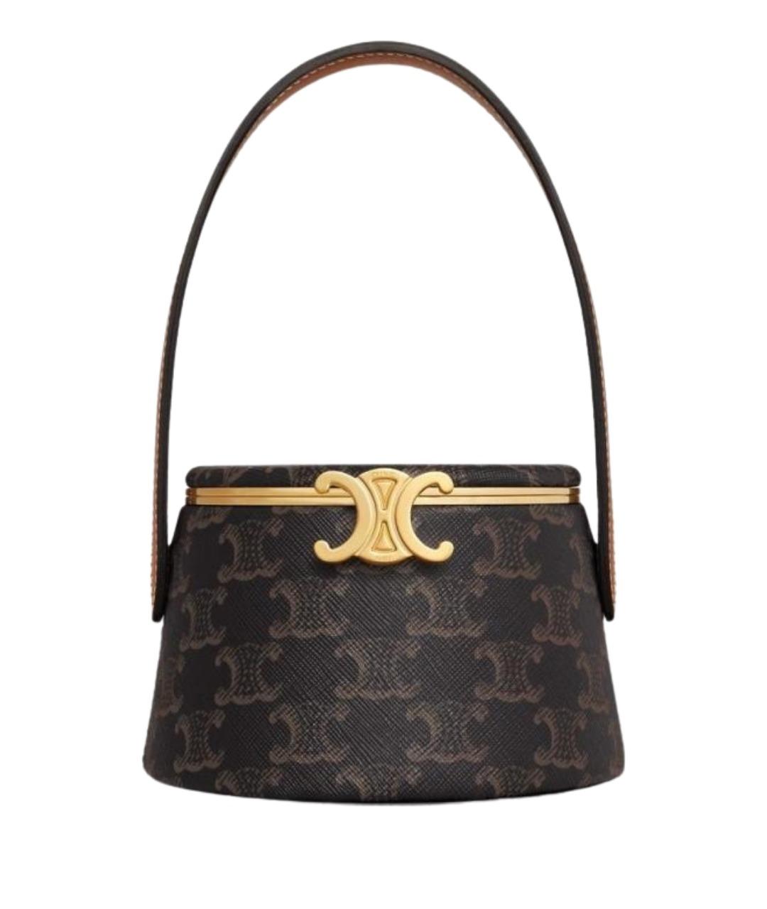 CELINE Коричневая сумка через плечо, фото 1