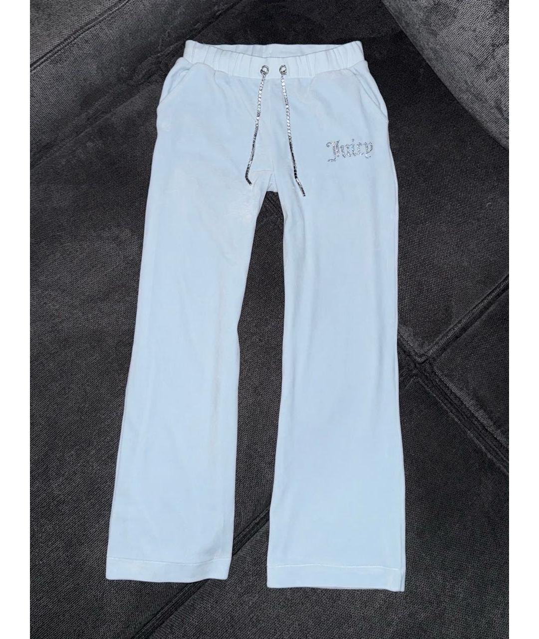 JUICY COUTURE Голубой велюровый костюм с брюками, фото 2