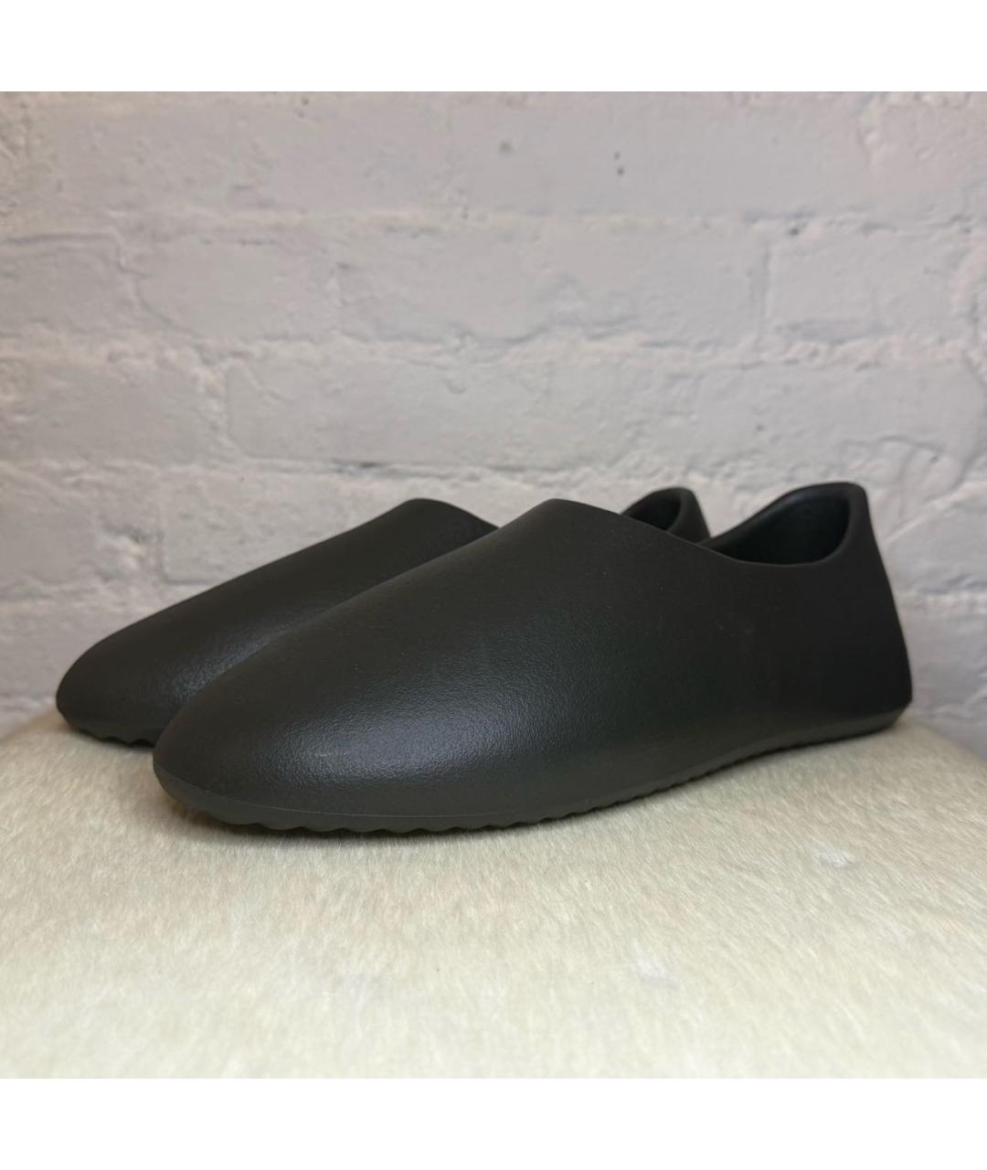 YEEZY Черные синтетические шлепанцы, фото 2