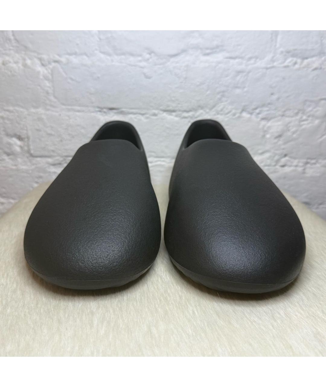 YEEZY Черные синтетические шлепанцы, фото 3