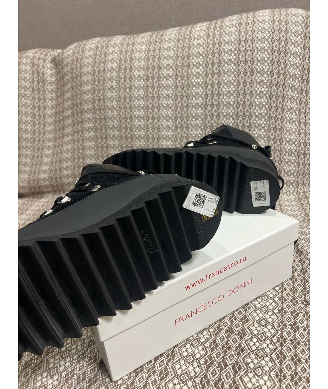 A-COLD-WALL* Черные замшевые высокие ботинки, фото 4