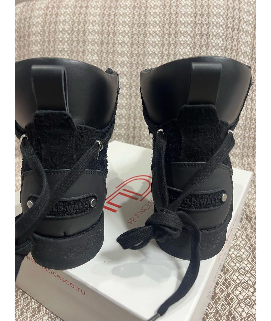 A-COLD-WALL* Черные замшевые высокие ботинки, фото 3