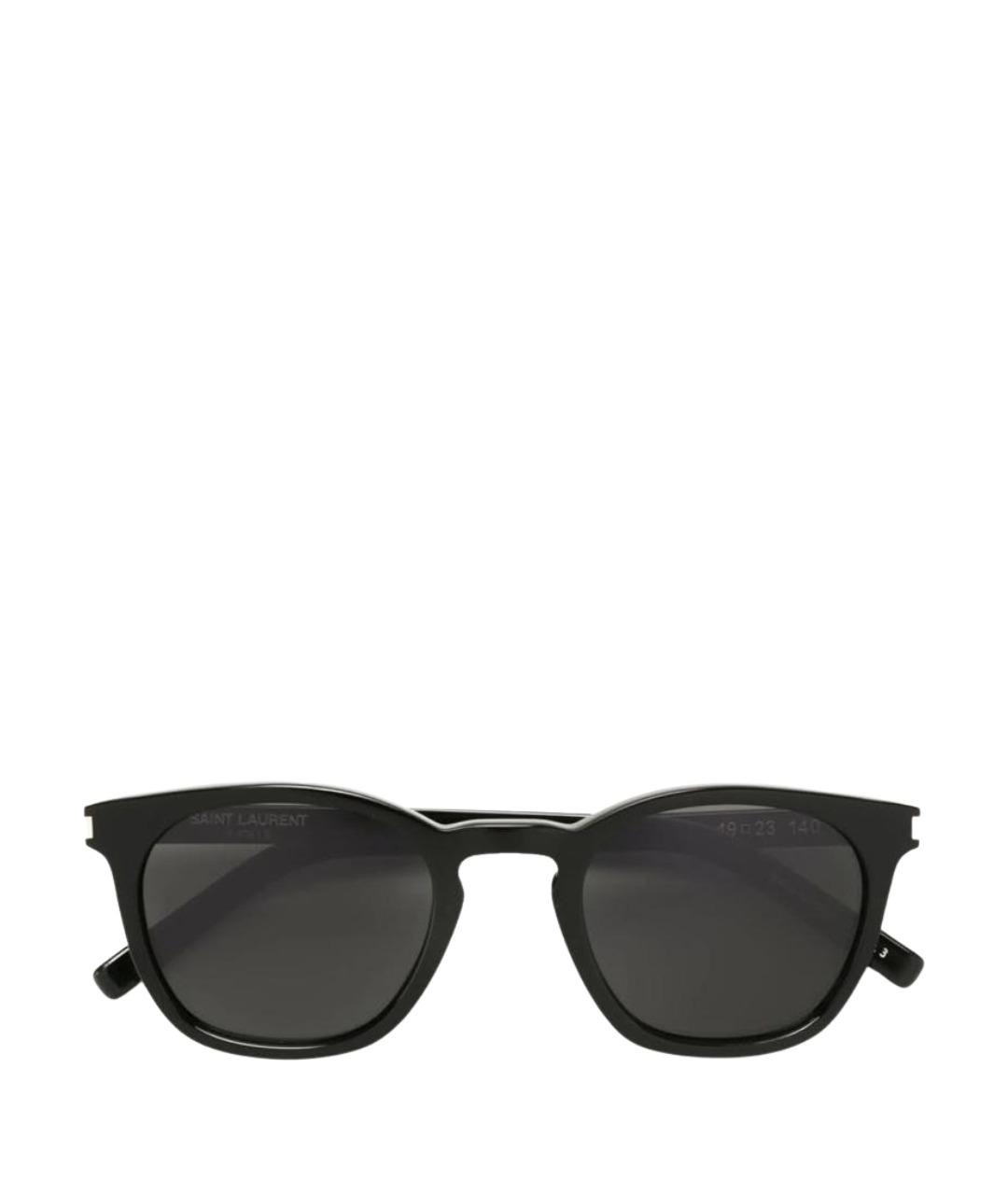 SAINT LAURENT Черные пластиковые солнцезащитные очки, фото 1