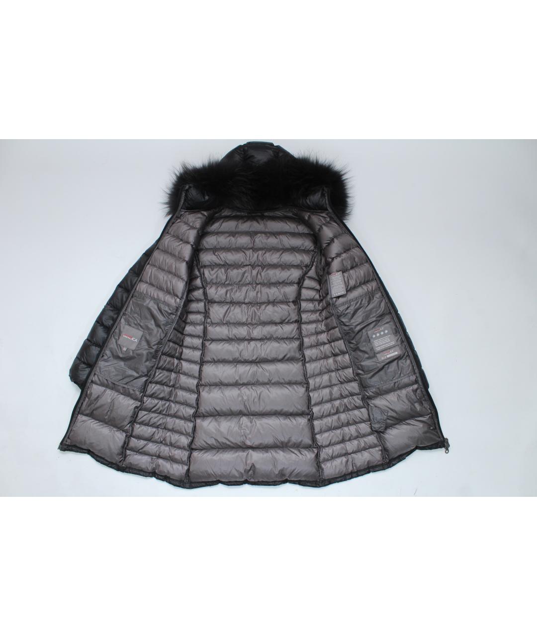 DUVETICA Черный полиамидовый пуховик, фото 5