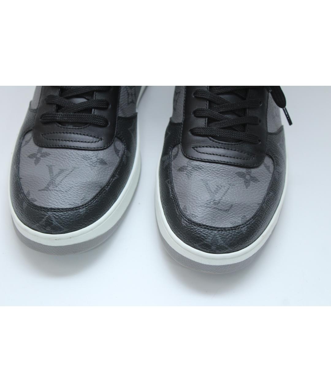 LOUIS VUITTON Серые низкие кроссовки / кеды, фото 6