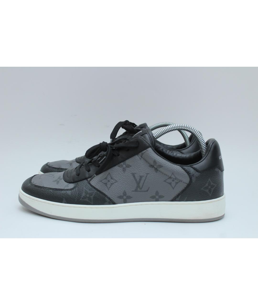 LOUIS VUITTON Серые низкие кроссовки / кеды, фото 5