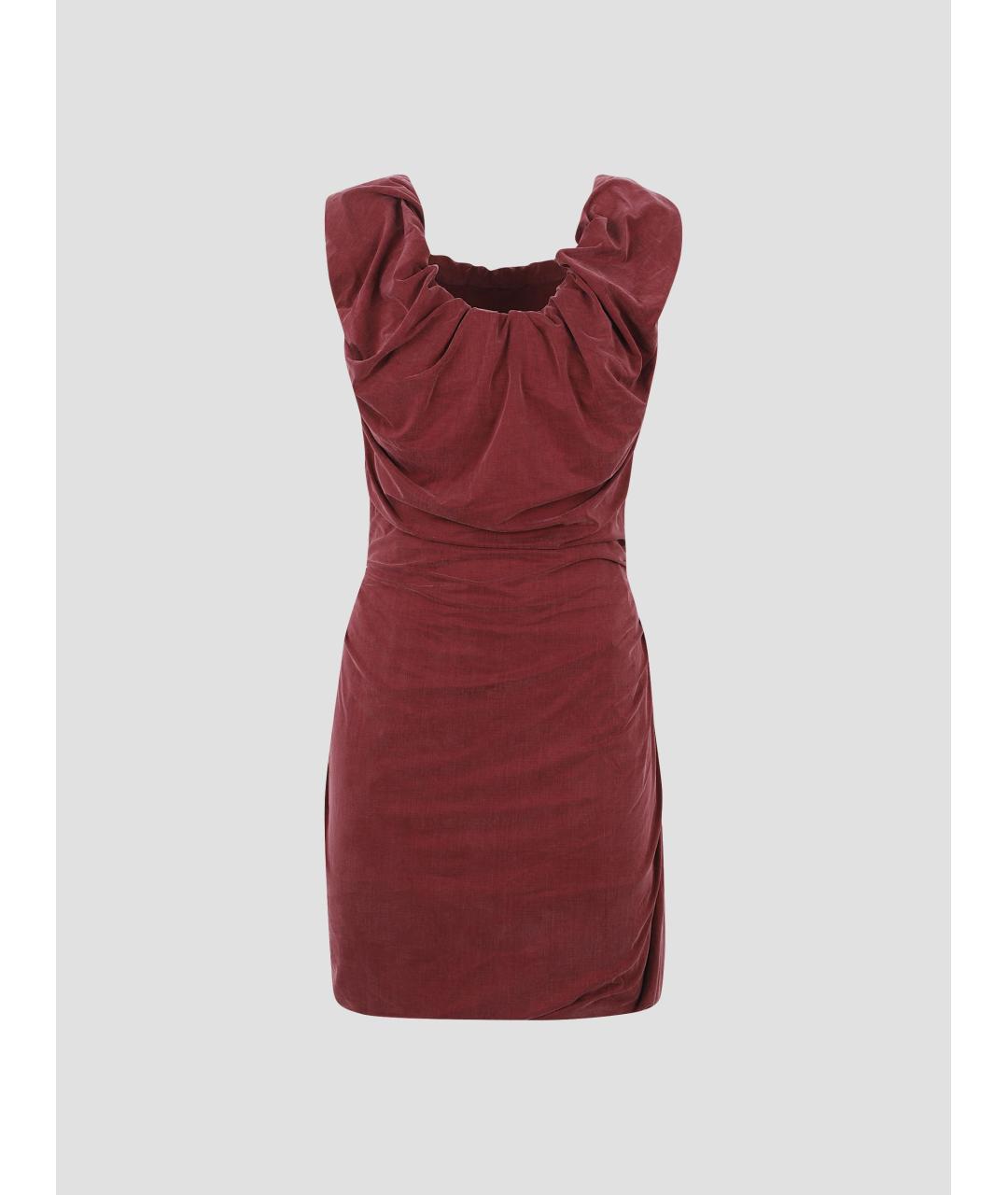 VIVIENNE WESTWOOD Красное вискозное коктейльное платье, фото 4