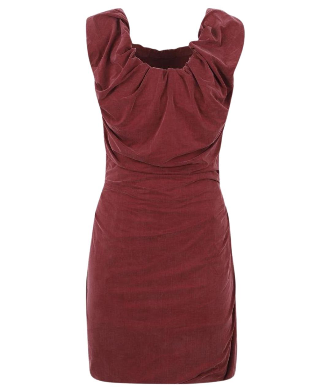 VIVIENNE WESTWOOD Красное вискозное коктейльное платье, фото 1