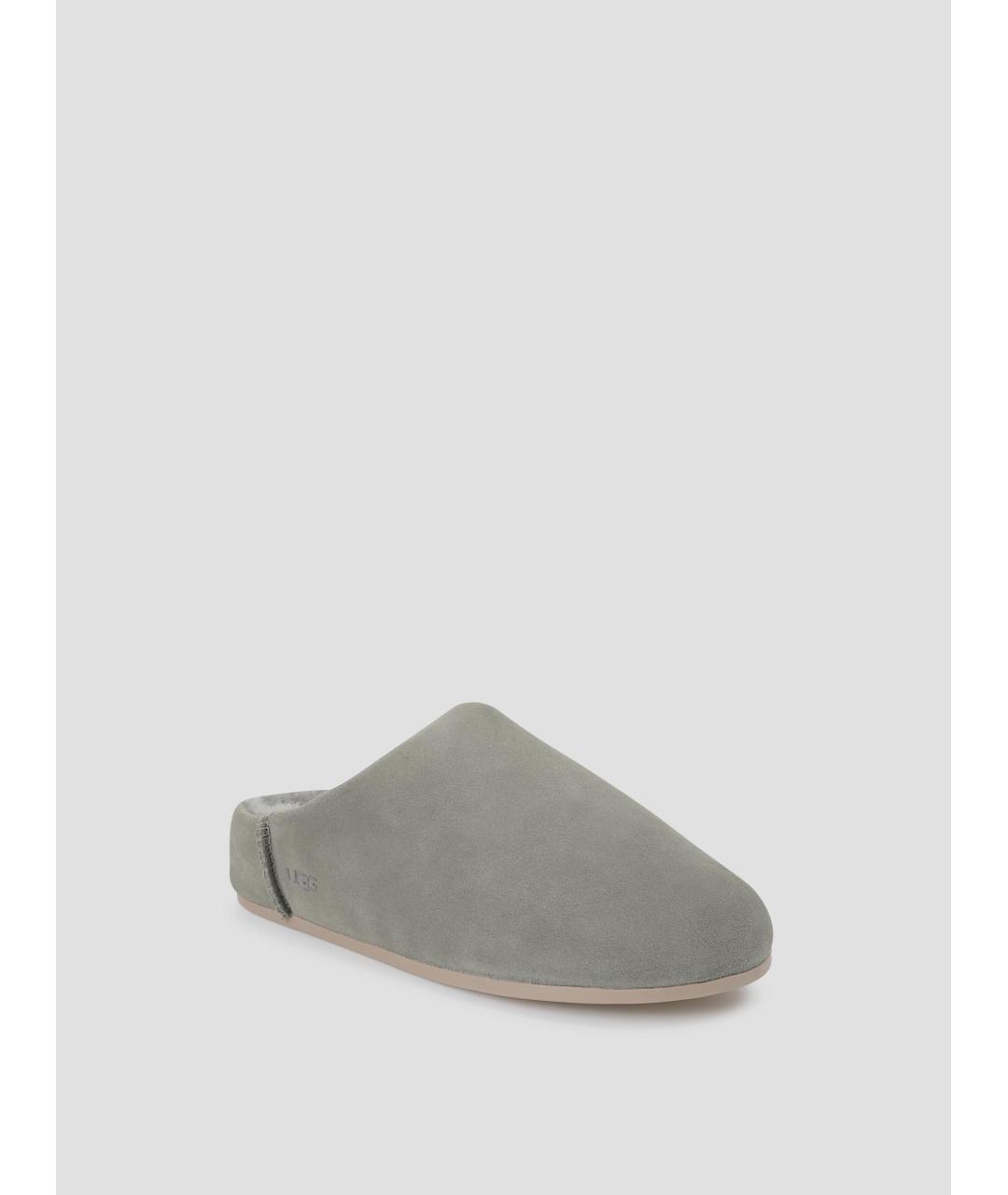 UGG AUSTRALIA Зеленые замшевые мюли, фото 2