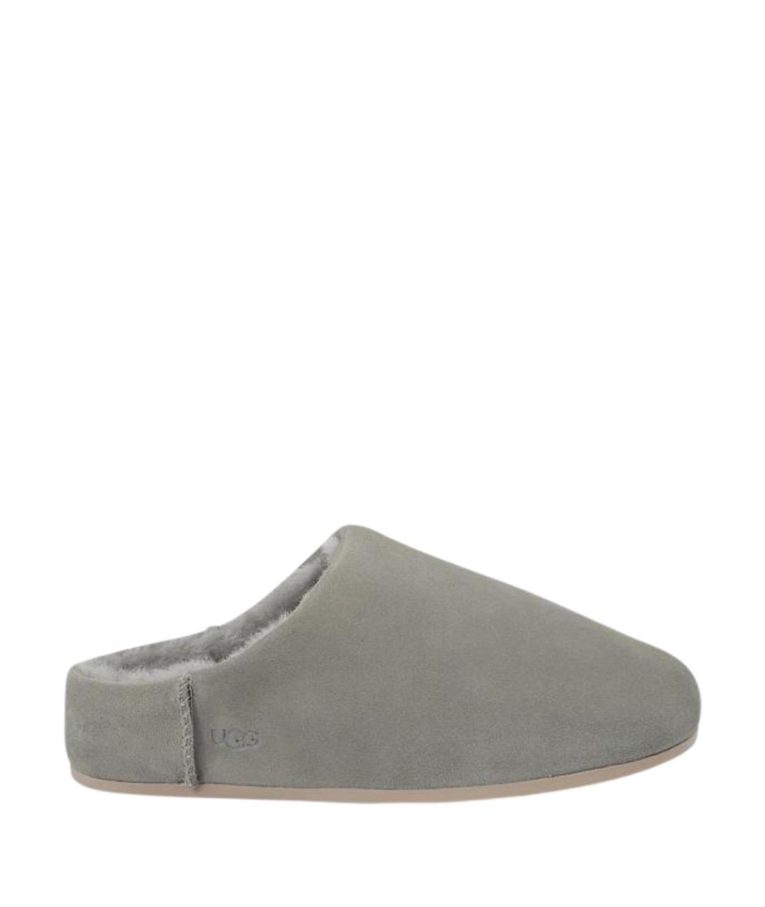 UGG AUSTRALIA Зеленые замшевые мюли, фото 1